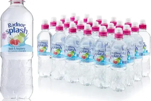 2 WINNERS Radnnor Splash Apple & Raspberry Still Flavoured Spring Water – 24 x 500ml – Sugar-Free-AUTO WIN