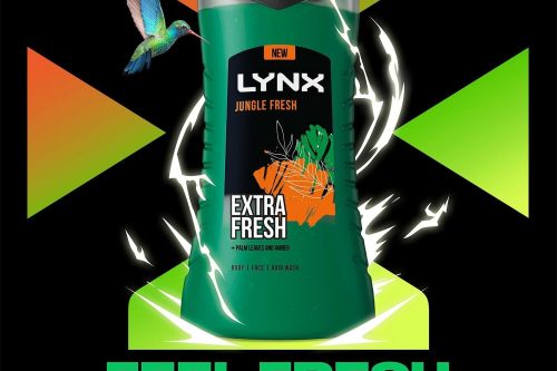 🦊Lynx 3-in-1 Shower Gel Jungle Fresh Pack of 6- AUTO WIN 25/08