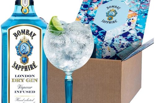 🦊Bombay Sapphire Gin & Balloon Gin Glass-AUTO WIN 30/08