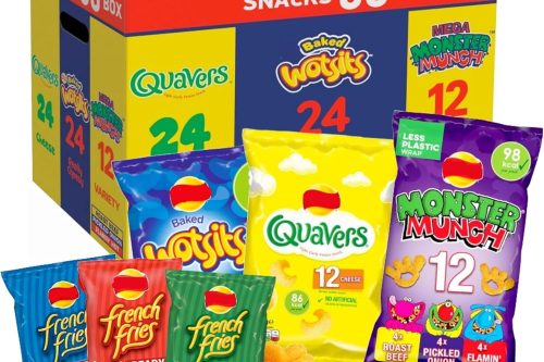 🦊 Crisps Multipack Box- Variety of 60 Crisps Snacks Box-AUTO WIN 29/08