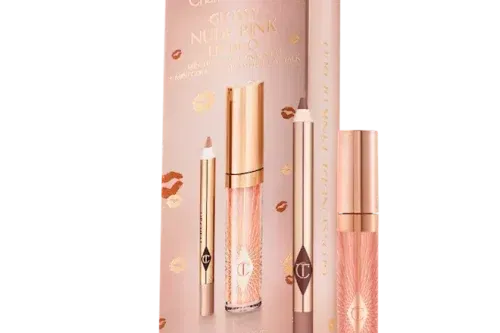 🦊 Charlotte Tilbury Glossy lip duo -Nude Pink AUTO WIN 31/08
