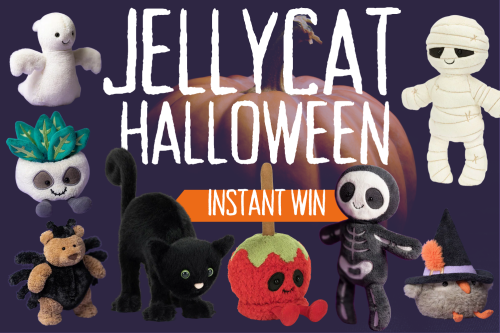 JELLYCAT HALLOWEEN INSTANT WIN- MAIN PRIZE £200 CASH- AUTO WIN 01/09