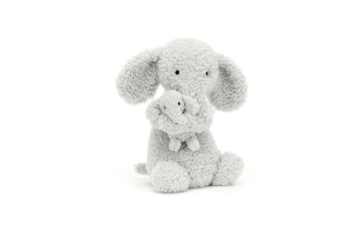 JELLYCAT Huddles Grey Elephant Retired AUTOWIN 16/08