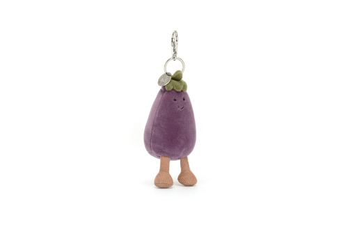 JELLYCAT Amuseables Aubergine Bag Charm AUTOWIN 17/08