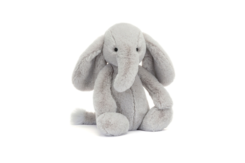 JELLYCAT Bashful Luxe Elephant Thuddeus AUTOWIN 05/09