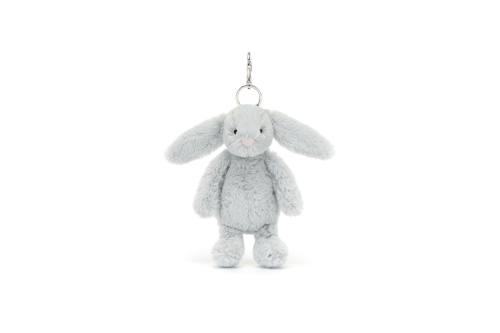 JELLYCAT Bashful Silver Bunny Bag Charm AUTOWIN 04/09