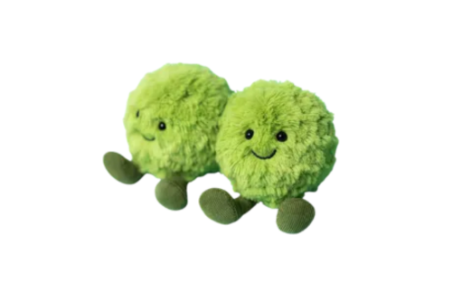 JELLYCAT Dot and Peg Mushy Peas AUTOWIN 26/08