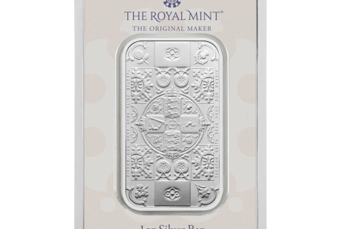The Gothic Crown 1oz Silver Bullion Minted Bar AUTOWIN 16/08