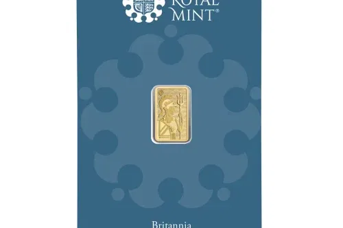 Britannia 1g Gold Bullion Minted Bar AUTOWIN 09/08