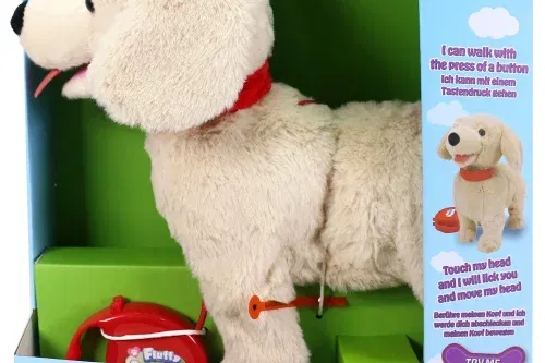 🦊Fluffy Puppies Benson the Walking Licking Puppy-AUTO WIN 03/10