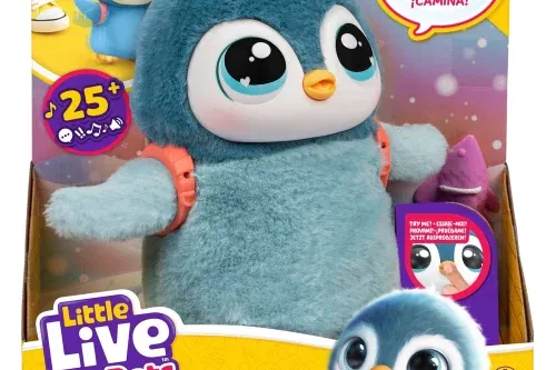 🦊Little Live Pets My Walking Penguin Waddles Plush Toy-AUTO WIN 01/10