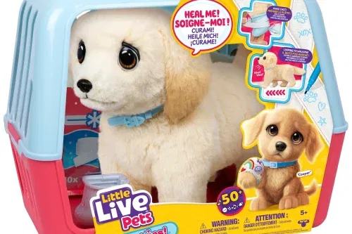 🦊Little Live Pets Ouchies Cooper the Retriever-AUTO WIN 24/09