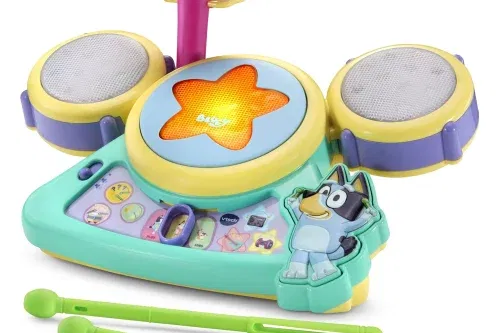 🦊VTech Bluey Hooray Drum Set-AUTO WIN 30/09