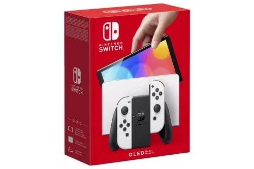 Nintendo Switch OLED Console - White- 02/10