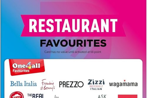 £100 One4all Restaurant Favourites -AUTO WIN 02/10