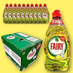Fairy LEMON Washing-Up Liquid with LiftAction 320 ml ×10-AUTO WIN 27/09