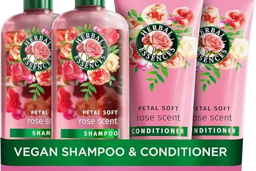 Herbal Essences Rose Scent Petal Soft Shampoo 2x350ml + Hair Conditioner 2x250ml-AUTO WIN 28/09