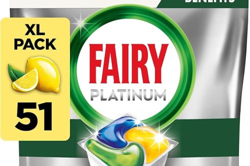 2X Fairy Platinum Lemon All-In-1 Dishwasher Bulk Pack, 51 Pods-AUTO WIN 30/09