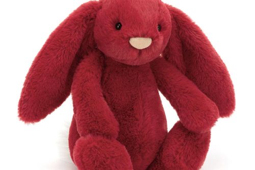 JELLYCAT MEDIUM Bashful Luxe Bunny Scarlett-AUTO WIN 26/09