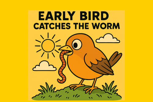 EARLY BIRD CATCHES THE WORM-INSTANT WIN MAIN PRIZE £100 -AUTO WIN 30/09
