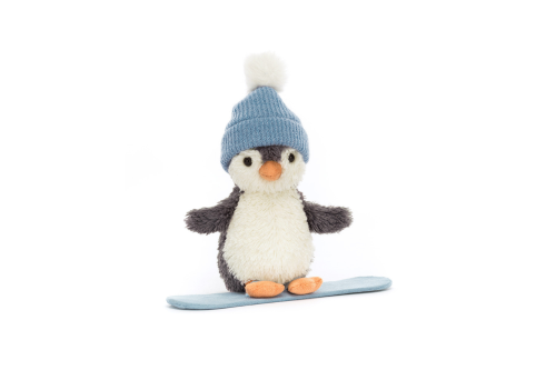 JELLYCAT Peanut Penguin Snowboarding AUTOWIN 03/10