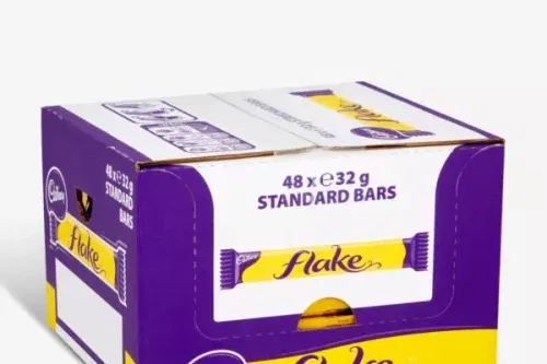 CADBURY Flake milk chocolate bars box of 48-AUTO WIN 28/09