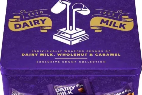CADBURY DAIRY MILK CHUNK COLLECTION GIFT TIN 360G -AUTO WIN 24/09