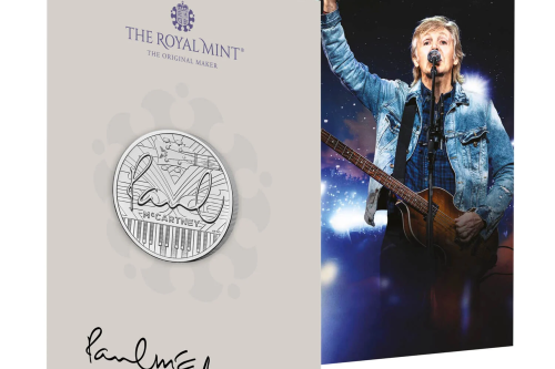 Paul McCartney 2024 UK £5 Brilliant Uncirculated Coin AUTOWIN 25/09