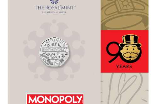 Monopoly 2025 UK 50p Brilliant Uncirculated Coin 26/09