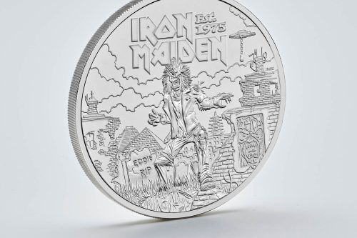 Iron Maiden 2025 UK £5 Brilliant Uncirculated Coin AUTOWIN 30/09