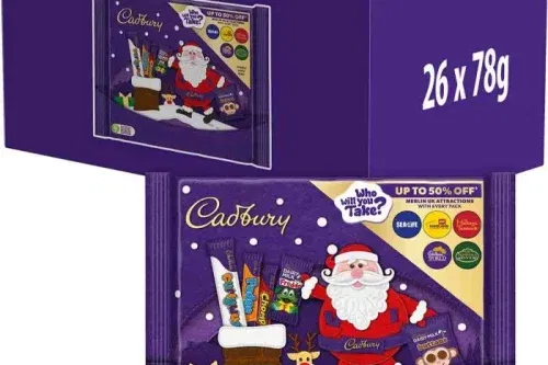 CADBURY CHOCOLATE SELECTION PACK 78G (BOX OF 26)-AUTO WIN 24/09