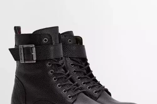 Barbour Heidi Leather Commando Boots, Black-AUTO WIN 21/10