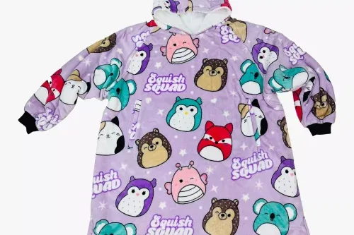 Squishmallows Hugzee Oversized Fleece Hooded Blanket-AUTO WIN 29/10