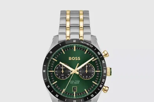 HUGO BOSS 1514287 Men's Tourmaster Bracelet Strap Watch, Bi-colour-AUTO WIN 17/10