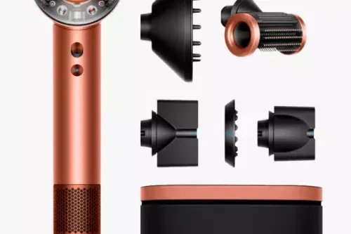 Dyson Supersonic Nural™ Straight+Wavy Hair Dryer with Presentation Case, Amber Silk-AUTO WIN 27/10