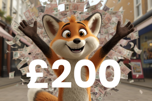 WIN £200 CASH- 21/10