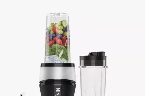 Ninja QB3001UKS Smoothie Maker, Black/Silver-AUTO WIN 15/10