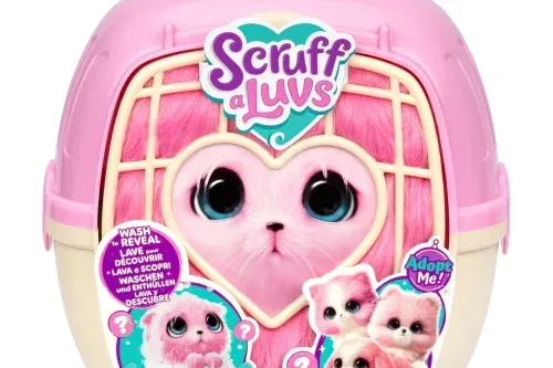ScruffaLuvs Plush Pet Scruffs Pink -AUTO WIN 18/10