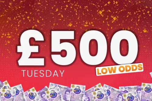 £500 FOR £20-SUPER LOW ODDS-AUTO WIN 21/10