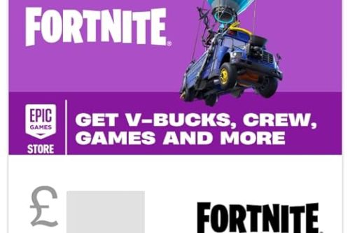 £60- Fortnite Gift Card - UK Redemption Only - Delivered by email -AUTO WIN 18/10