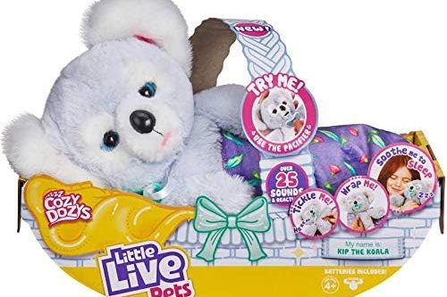 Little Live Pets Cozy Dozy Koala Plush Toy-AUTO WIN 09/10