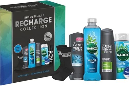2 WINNERS Dove Men+Care, Radox, Vaseline & Lynx The Ultimate Recharge Collection Gift Set -AUTO WIN