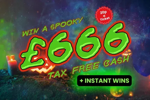 WIN A SPOOKY £666 CASH JACKPOT WITH INSTANT WINS-AUTO WIN 23/10