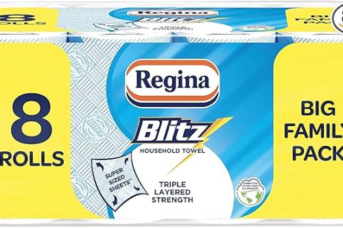 Regina Blitz Household Towels – 8 Triple Layered Rolls,AUTO WIN