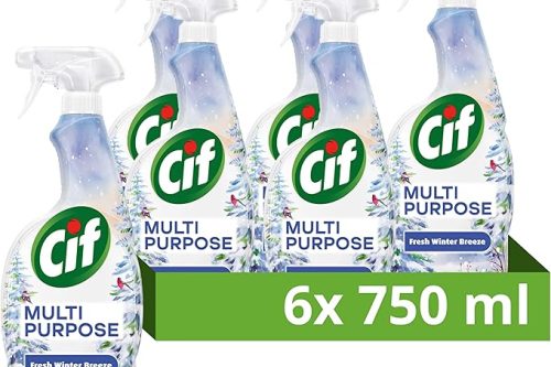 Cif Fresh Winter Breeze Limited Edition Multipurpose Cleaning Spray 750 ml - Multipack of 6-AUTO WIN 12/10
