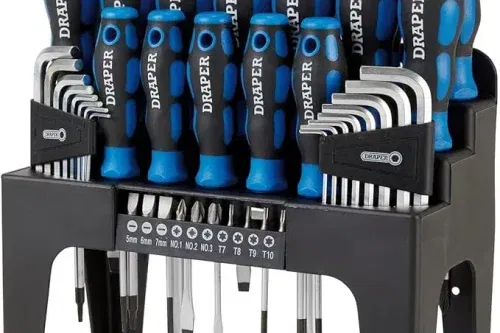 DRAPER 44 PIECE PRECISION SCREWDRIVER HEX KEY AND BIT SET | -AUTO WIN 14/10