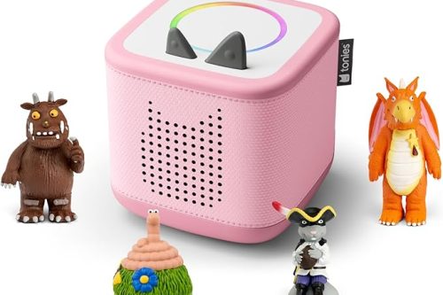 Toniebox 2 Bundle Incl. 4 Tonies: The Gruffalo, Zog, Highway Rat, Superworm, Cloud Pink-AUTO WIN 10/10
