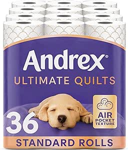 Andrex Ultimate Quilts Toilet Tissue 36 Rolls-AUTO WIN 18/10