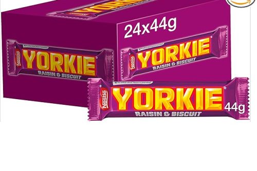 Nestlé Yorkie Raisin and Biscuit Milk Chocolate Bars, 24 x 44 g-AUTO WIN 23/10