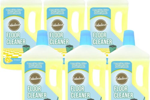 Fabulosa Fragranced All Purpose Floor Cleaner 6 Pack, 1L, Lemon Sherbet-AUTO WIN 13/10